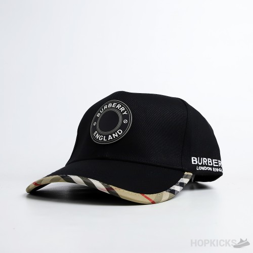 Burberry England Motif Icon Black Cap